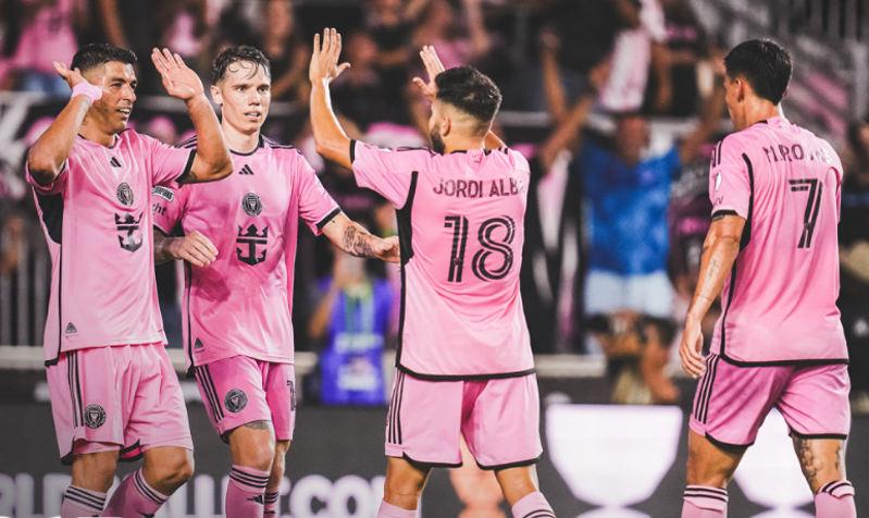 Inter Miami CF meraih kemenangan 2-0 atas Club Puebla dalam laga perdana Leagues Cup 2024 berkat gol Matias Rojas dan Luis Suarez. (Foto: intermiamicf.com)