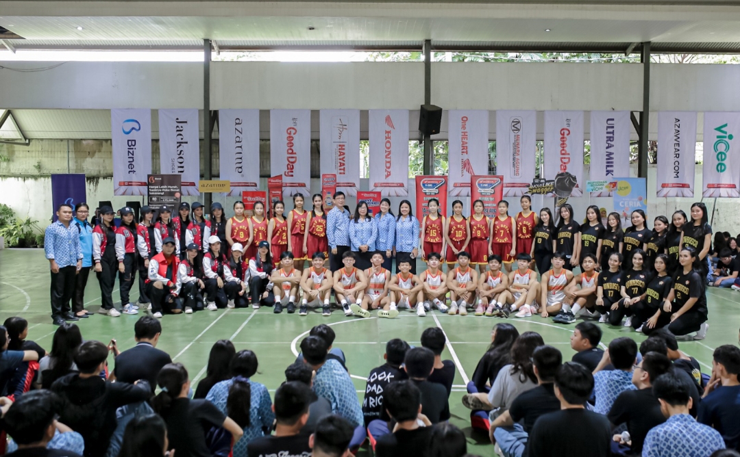 Roadshow Honda DBL with Kopi Good Day 2024 West Sumatera di SMA Don Bosco Padang. (Foto: Gilang DBL for Padek)