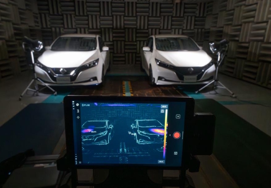 Nissan uji coba teknologi cat keren. (Foto: Nissan)