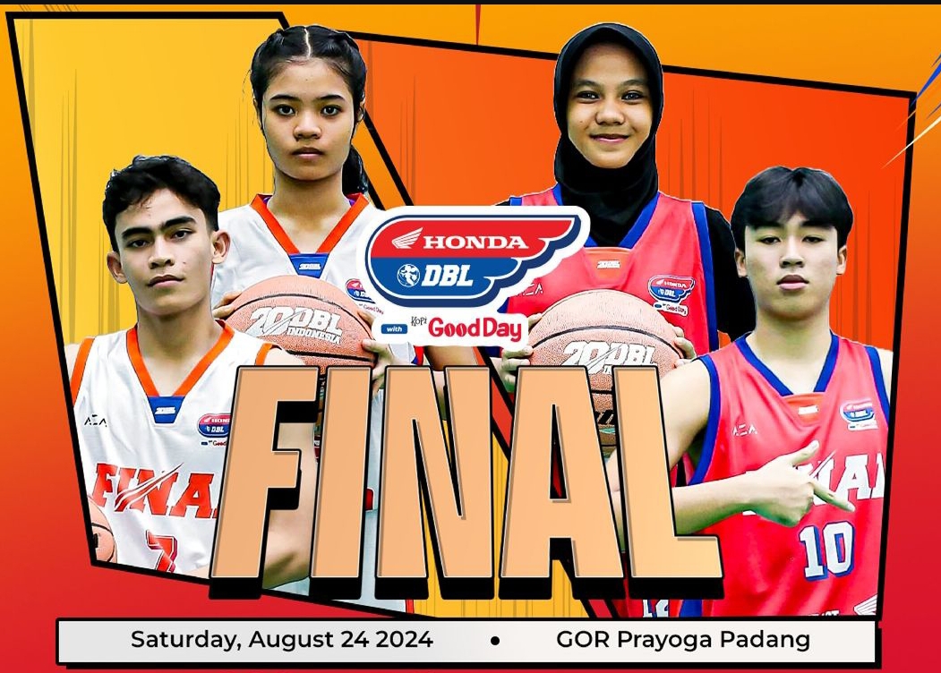 Pertandingan final SMA Adabiah 2 Padang vs SMA Don Bosco putra dan putri akan digelar pada Jumat, 23 Agustus 2024, di GOR Prayoga, Padang, Sumatera Barat.