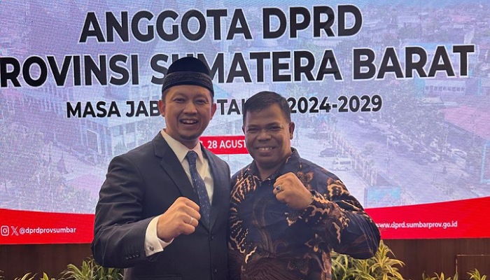 Anggota DPRD Provinsi Sumbar 2024-2029. Erick Hamdani Dt Ambasa.