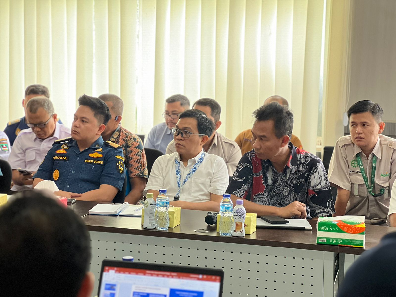 Pencegahan Korupsi (Stranas PK) mengunjungi Pelabuhan Teluk Bayur dalam rangka rapat koordinasi dan peninjauan lapangan.