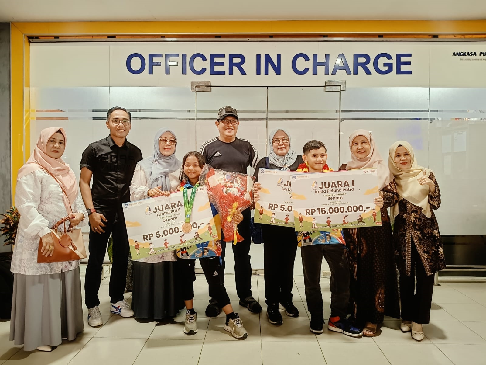 DUKUNGAN Penyambutan Tim O2SN Sumatera Barat oleh Sekretaris Disdikbud Kota Padang, Ir. Nurfitri, M.Si. (TIM LAMAN GURU)