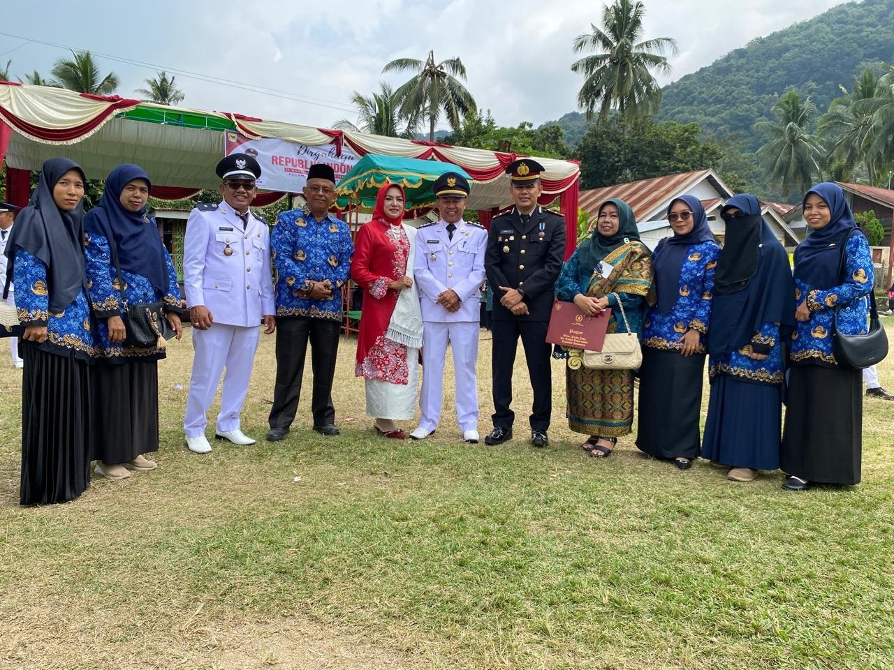 SEMARAK: Suasana peringatan HUT RI ke 79 yang diikuti UPT SMPN 3 Batipuh Selatan. (TIM LAMAN GURU)