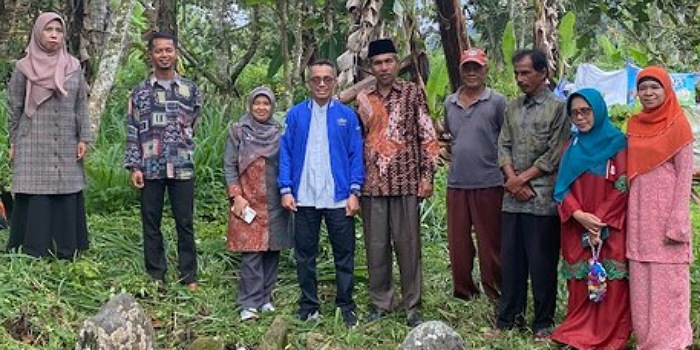Tim PDB Unand Lakukan Revitalisasi Situs Sejarah Situs Batu Baselo di Nagari Matua Hilia Kabupaten Agam. (ist)