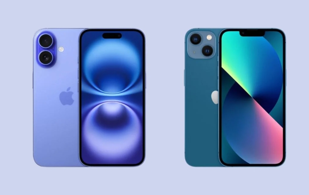 iPhone 16 vs iPhone 13. (Foto: Whistle Out)