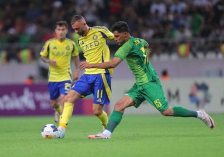 Al Nassr bermain imbang 1-1 melawan Al Shorta Irak dalam pertandingan pembuka AFC Champions League Elite 2024/2025, Senin malam (16/9/2024), di Stadion Internasional Al-Madina. (Foto: the-afc.com)