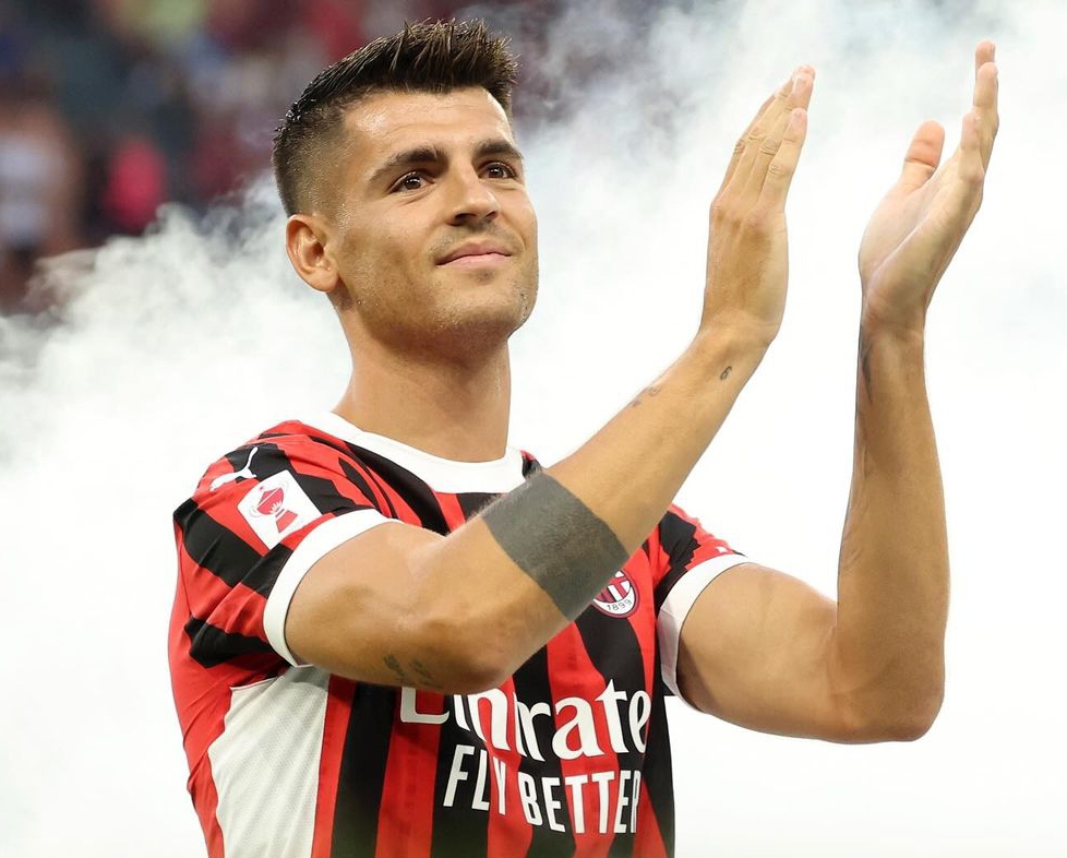 Striker AC Milan Alvaro Morata. (Foto: IG @alvaromorata)