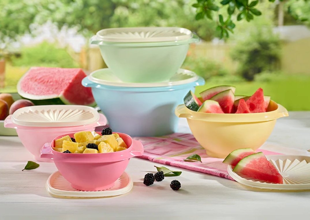 Produk wadah penyimpanan makanan, Tupperware.(Foto: Tupperware)