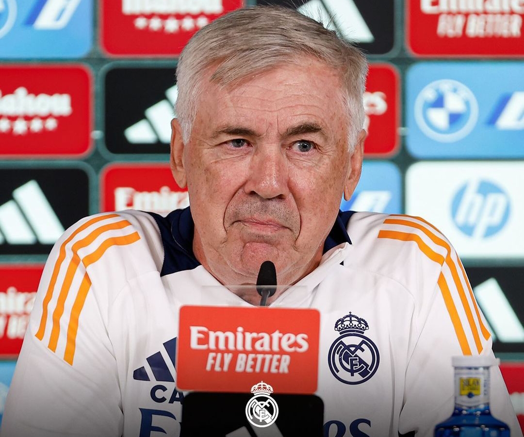 Laga Real Madrid vs Alaves momen spesial bagi Carlo Ancelotti yang mencatatkan 300 pertandingan sebagai pelatih Real Madrid.(Foto: IG Real Madrid)