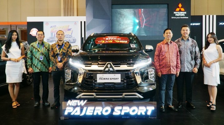 Booth Mitsubishi Motors seluas 150m2 berlokasi di Booth H dalam ajang GIIAS Bandung 2024 di Grand Sudirman Ballroom Bandung.
