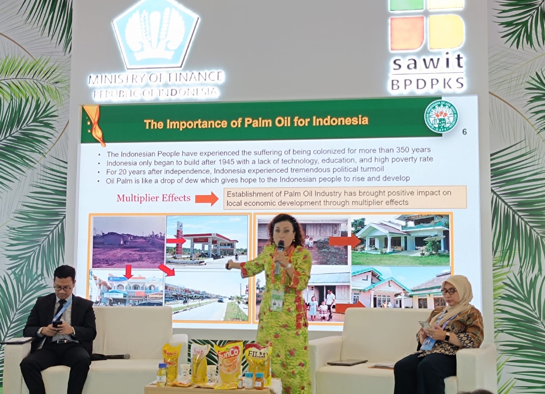 Indonesia kembali menegaskan komitmen terhadap industri kelapa sawit yang berkelanjutan di CAEXPO 2024. (Foto: IST)