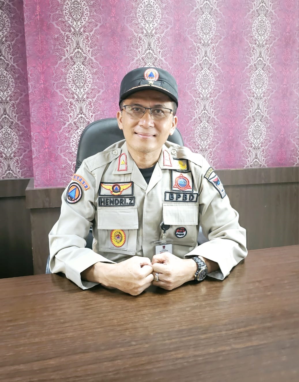 Kalaksa BPBD Kota Padang, Hendri Zulviton