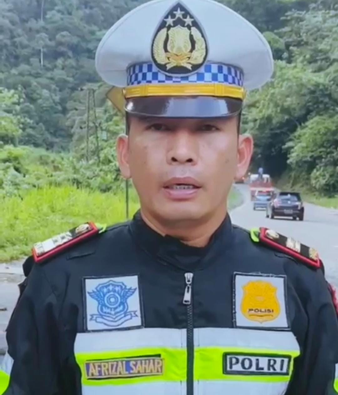 Kasat Lantas Polres Padangpanjang Iptu Afrizal Sahar.