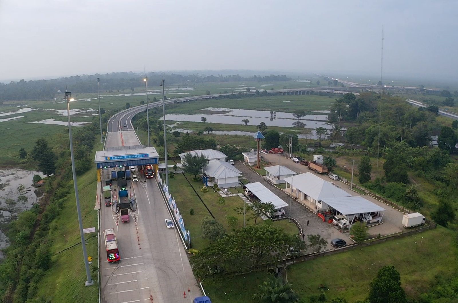 UMUMKAN TARIF BARU: HK segera melakukan penyesuaian tarif pada Jalan Tol Terbanggi Besar&ndash;Pematang Panggang&ndash;Kayu Agung (Terpeka). (DOK HK)