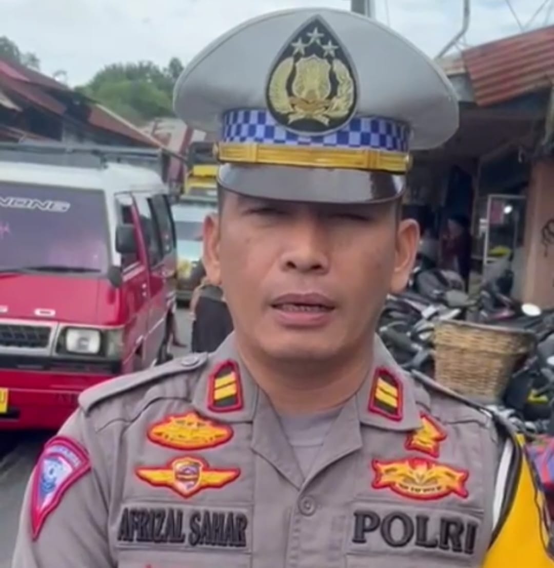 Kasat Lantas Polres Padangpanjang Iptu Afrizal Sahar.