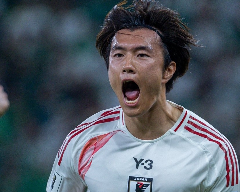 Timnas Jepang perkasa di puncak klasemen Grup C setelah mengalahkan Arab Saudi 2-0, di Stadion King Abdullah Sports City, Jeddah, Jumat dinihari WIB (11/10/2024). (Foto: X AFC)