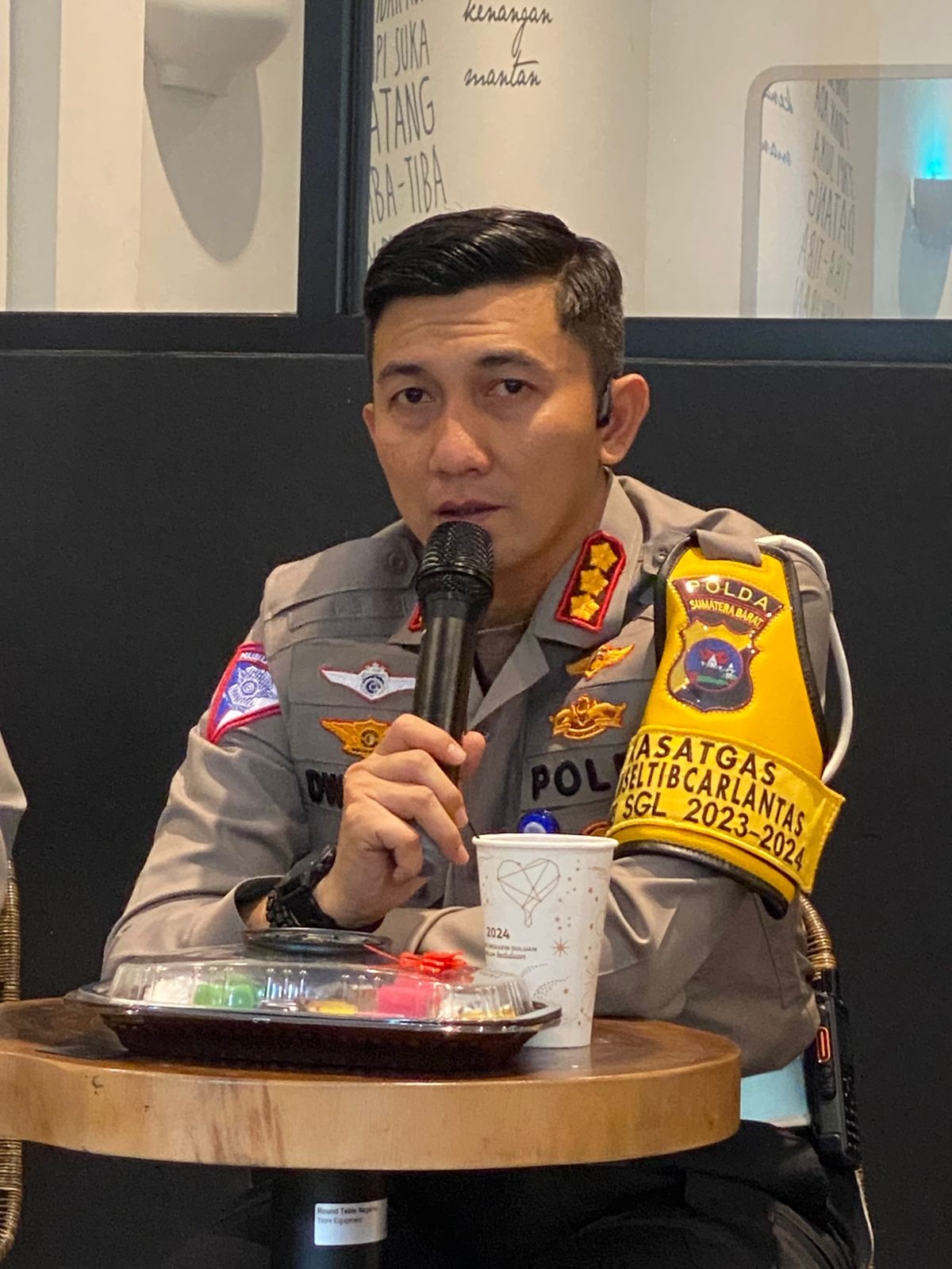 Direktur Lalu Lintas Polda Sumbar, Kombes Pol Dwi Nur Setiawan.