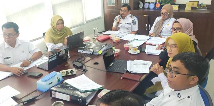 Penilaian Interview Evaluasi Sistem Pemerintahan Berbasis Elektronik (SPBE) 2024 secara virtual bersama Kementerian PAN-RB, Rabu (16/10/2024).