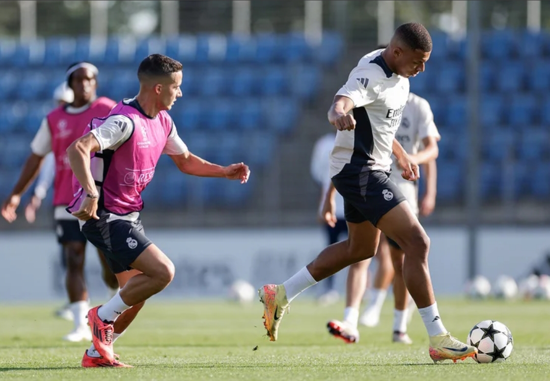 Real Madrid telah menyelesaikan sesi latihan terakhir di Ciudad Real Madrid sebelum pertandingan melawan Borussia Dortmund. Foto: realmadrid.com)