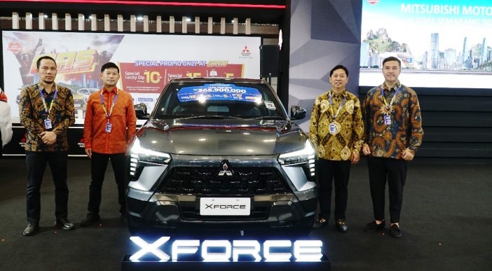 Mitsubishi Motors berpartisipasi dalam pameran GIIAS Semarang 2024 di Muladi Dome, Undip, Kota Semarang, Jawa Tengah, 23-27 Oktober 2024.