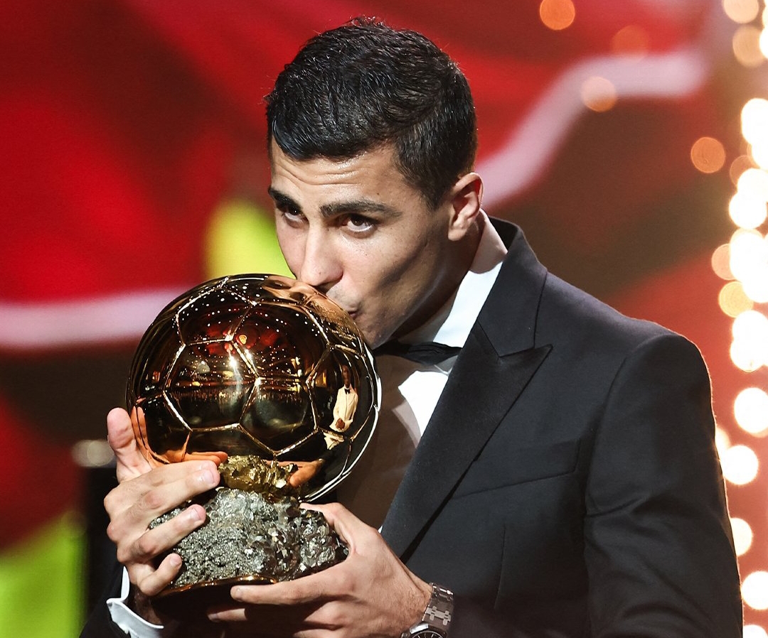 Rodri resmi dinobatkan sebagai pemenang Ballon d