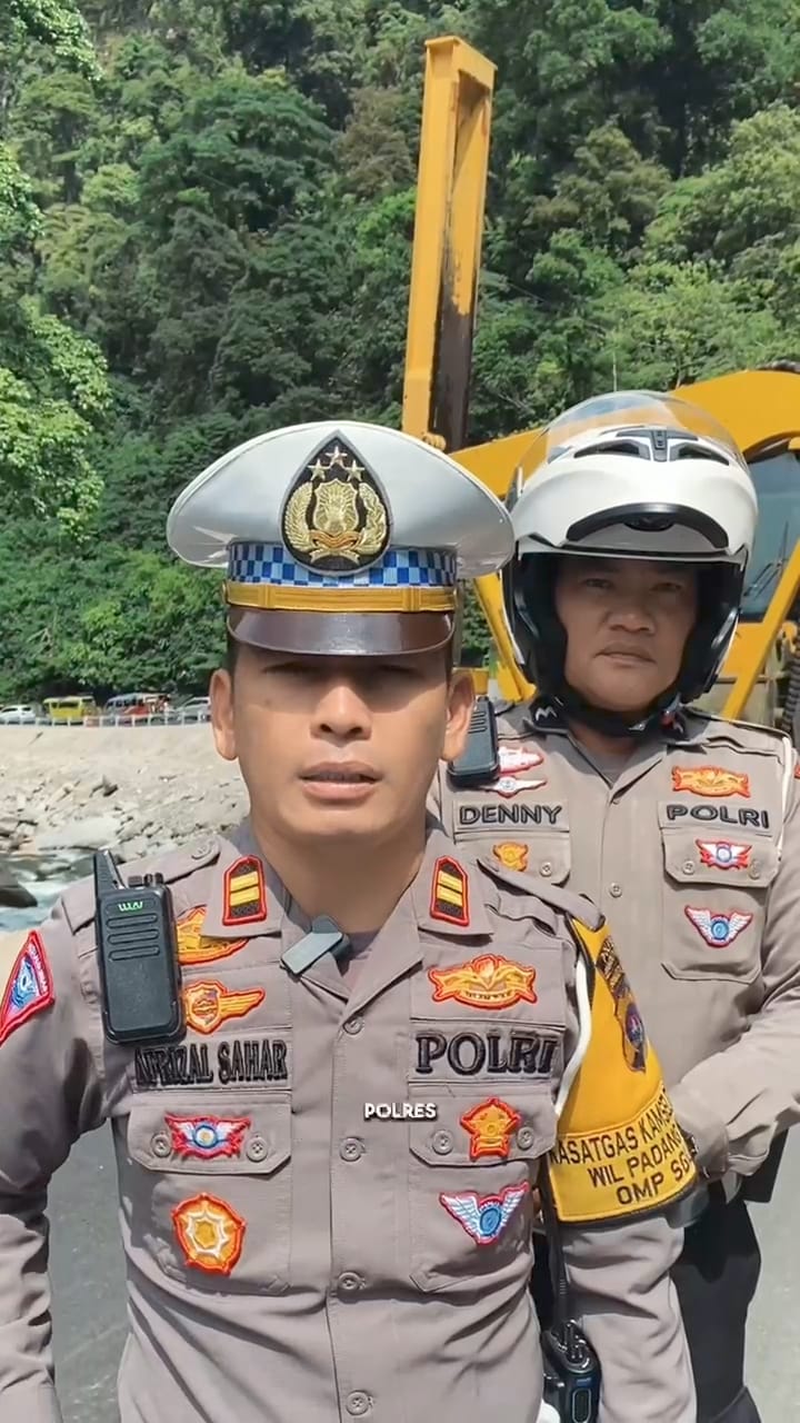Kasat Lantas Polres Padangpanjang Iptu Afrizal Sahar.