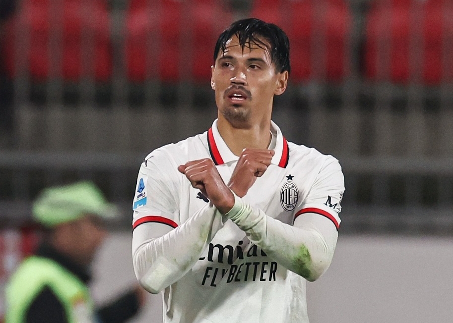 Tijjani Reijnders mencetak gol kemenangan bagi AC Milan 1-0 saat melawan Monza. (Foto: Instagram AC Milan)
