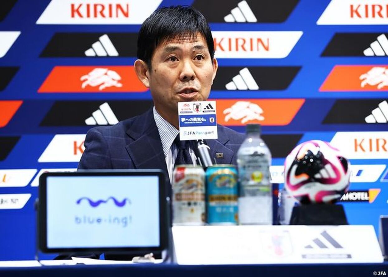 Pelatih  Timnas Jepang Hajime Moriyasu.