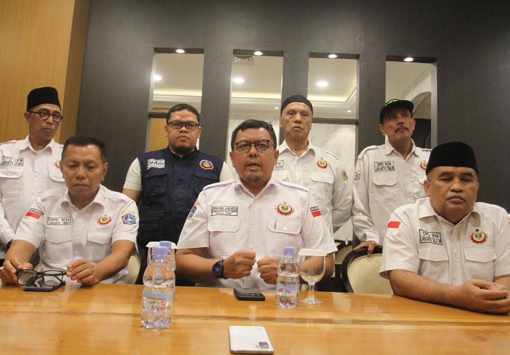Ketua DPW IKM Jakarta, Braditi Moulevey Rajo Mudo menyampaikan dukungan kepada pasangan Ridwan Kamil dan Suswono di Pilkada DKI Jakarta. (Foto: IST)
