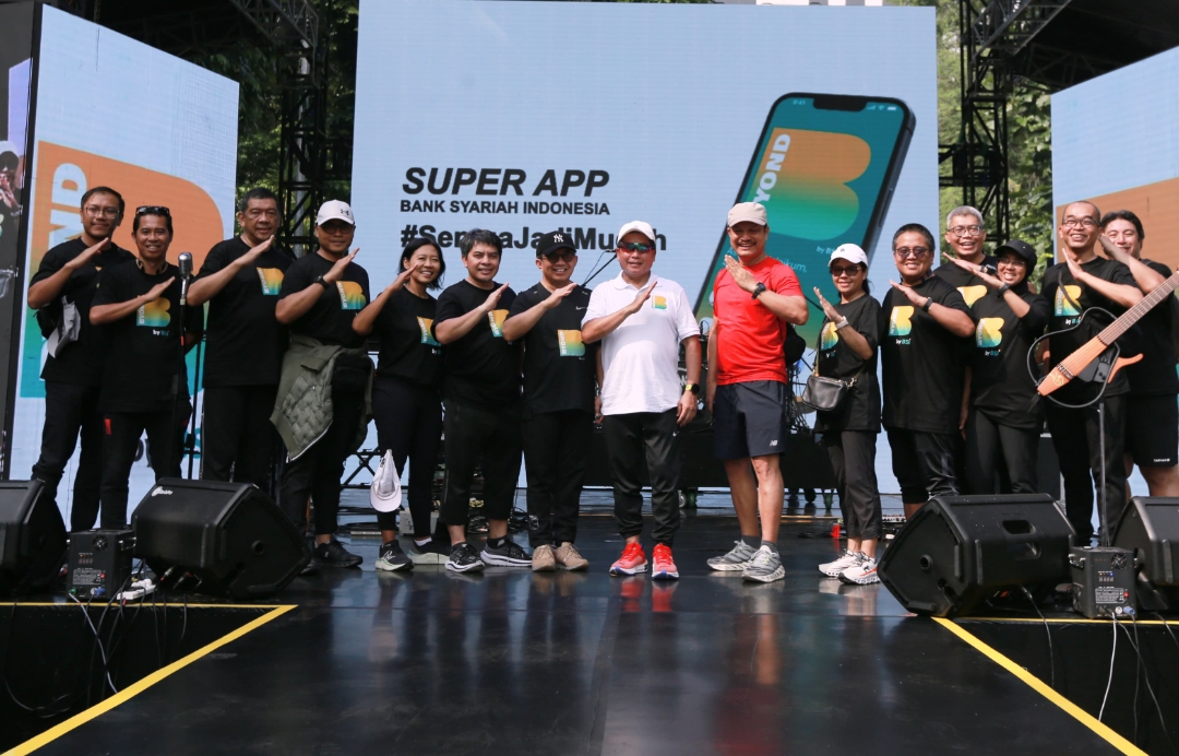 BSI gelar fun walk dan berbagai kegiatan mendukung gaya hidup sehat dan aktivitas kreatif, dalam event BYONDAY di Jakarta, Minggu (17/11/2024). (Foto: Corcom)