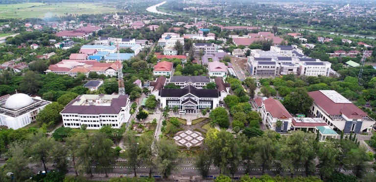 Kampus Universitas Syiah Kuala (USK) di Banda Aceh.