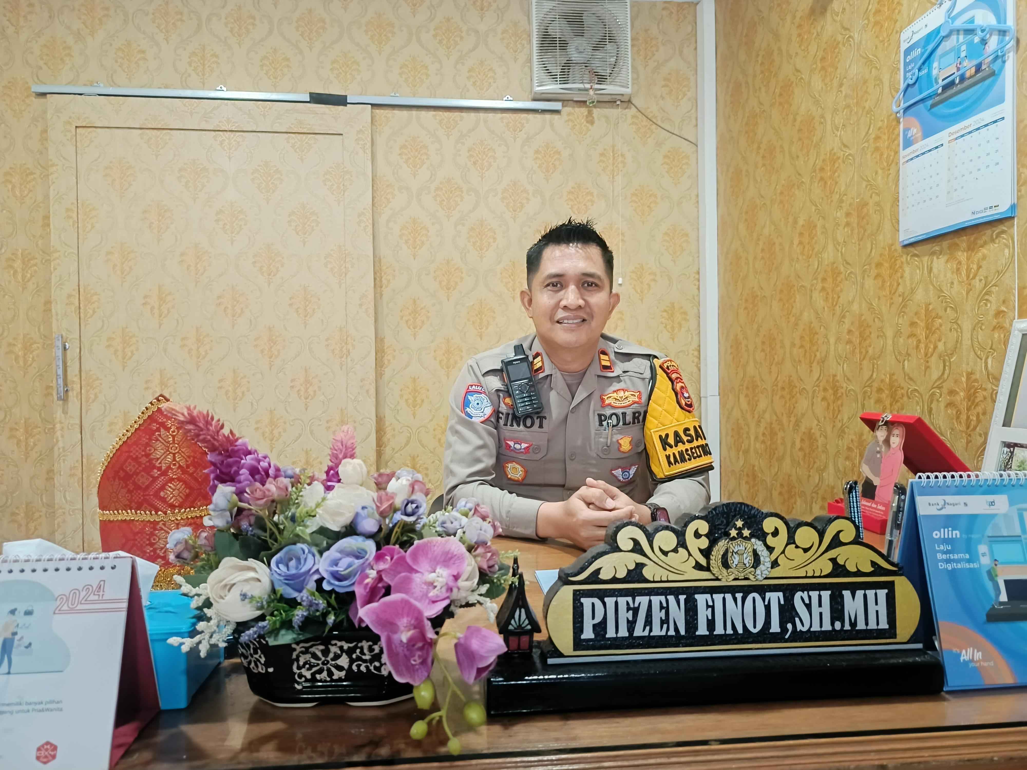Iptu Pifzen Finot, Kasat Lantas Polres Agam.(dok. putra)