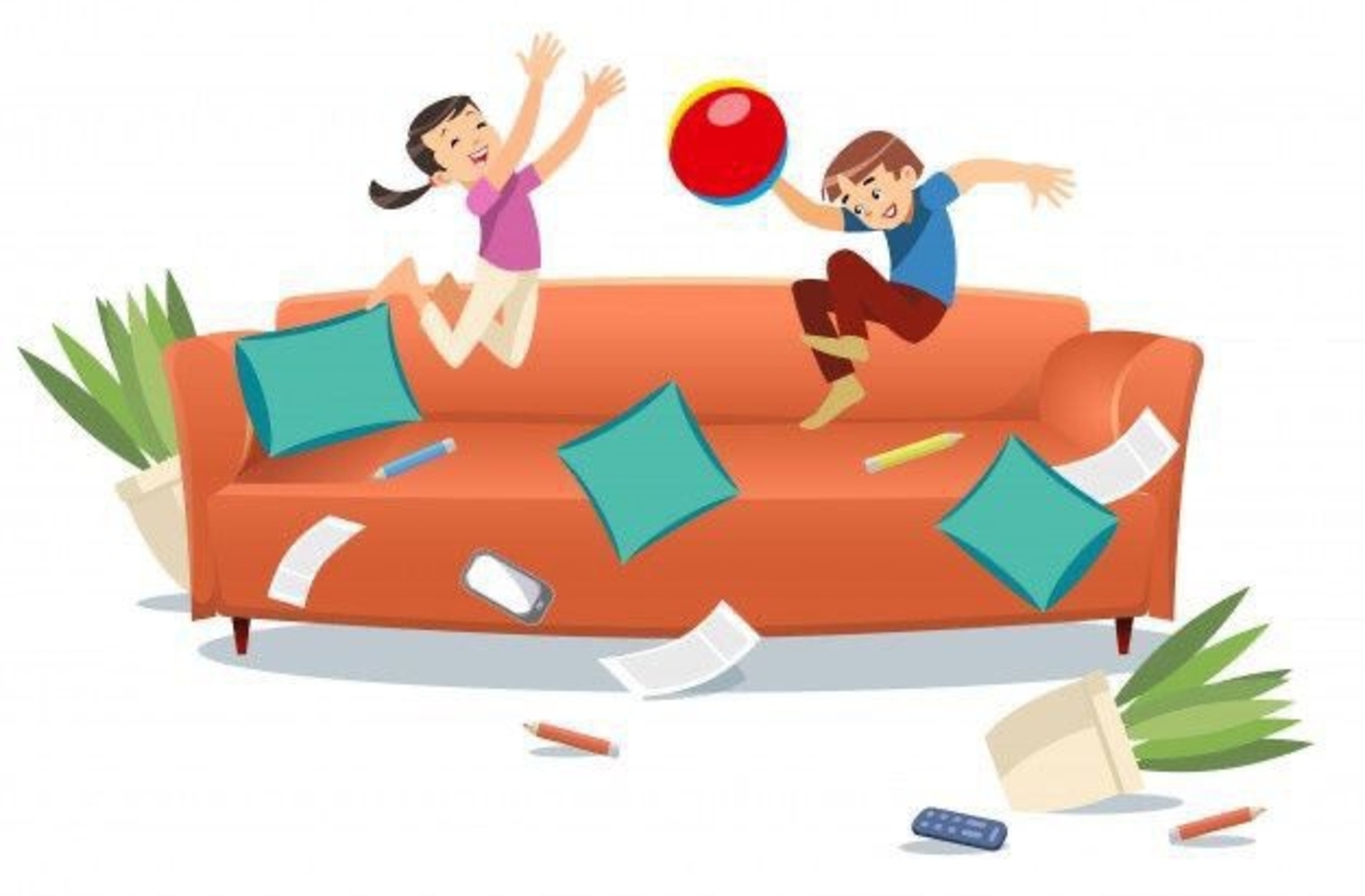 Ilustrasi anak bermain.