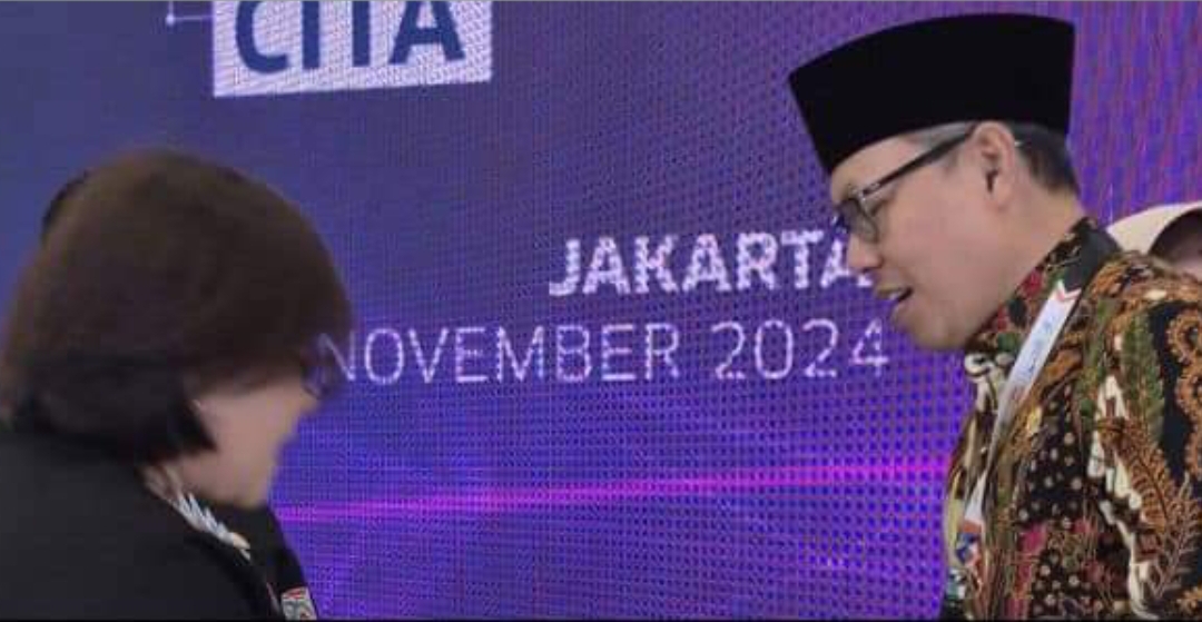 Komite IV DPD RI, Ahmad Nawardi, menghadiri sosialisasi Undang-Undang (UU) No. 59 Tahun 2024 tentang Rencana Pembangunan Jangka Panjang Nasional (RPJPN) 2025&ndash;2045. (Foto: Humas DPD RI)
