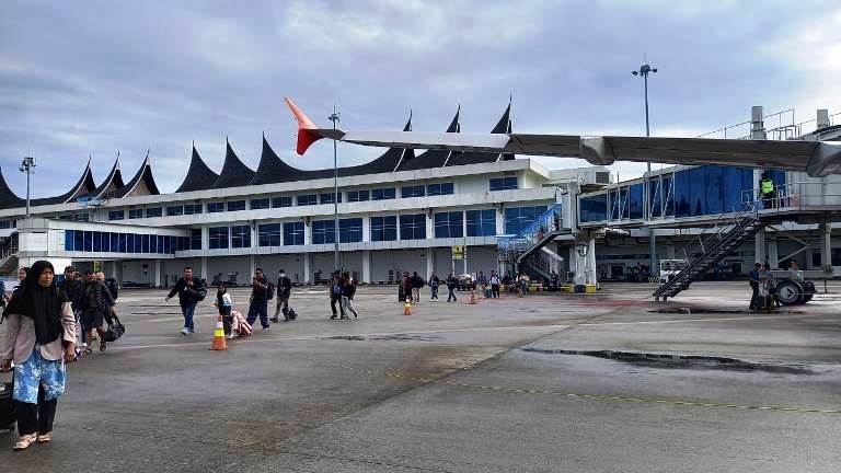 Bandara Internasional Minangkabau (BIM) di Padangpariaman, Provinsi Sumatera Barat. (Foto: Sonialis/Padeks)