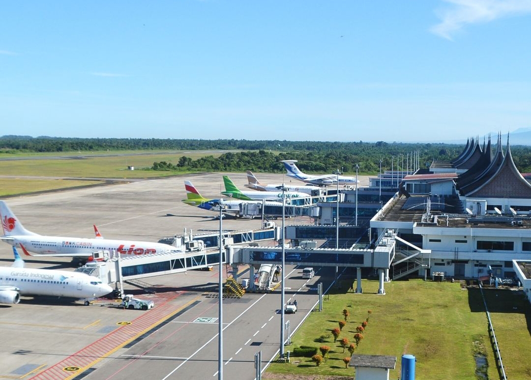 Bandara Internasional Minangkabau (BIM) di Kabupaten Padangpariaman, Sumatera Barat. (Foto: IG @minangkabauairport_injourney)
