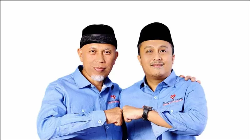 MAHYELDI ANSHARULLAH-VASKO RUSEIMY. (DOK. TIM MAHYELDI-VASKO)