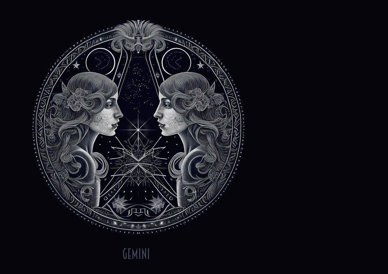 Ilustrasi zodiak Gemini.
