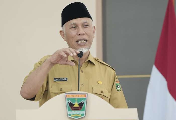 Gubernur Sumatera Barat, Mahyeldi Ansharullah.