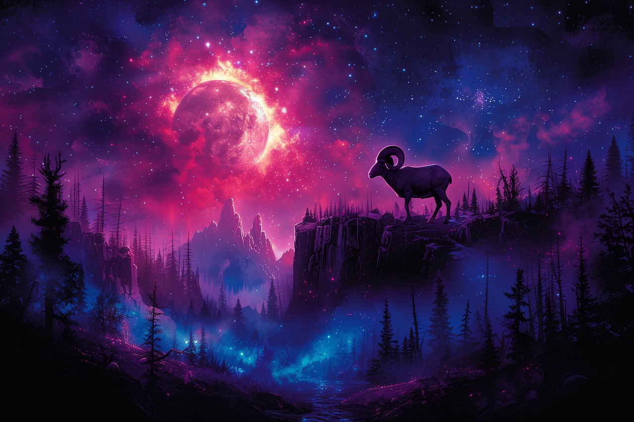 Ilustrasi zodiak capricorn
