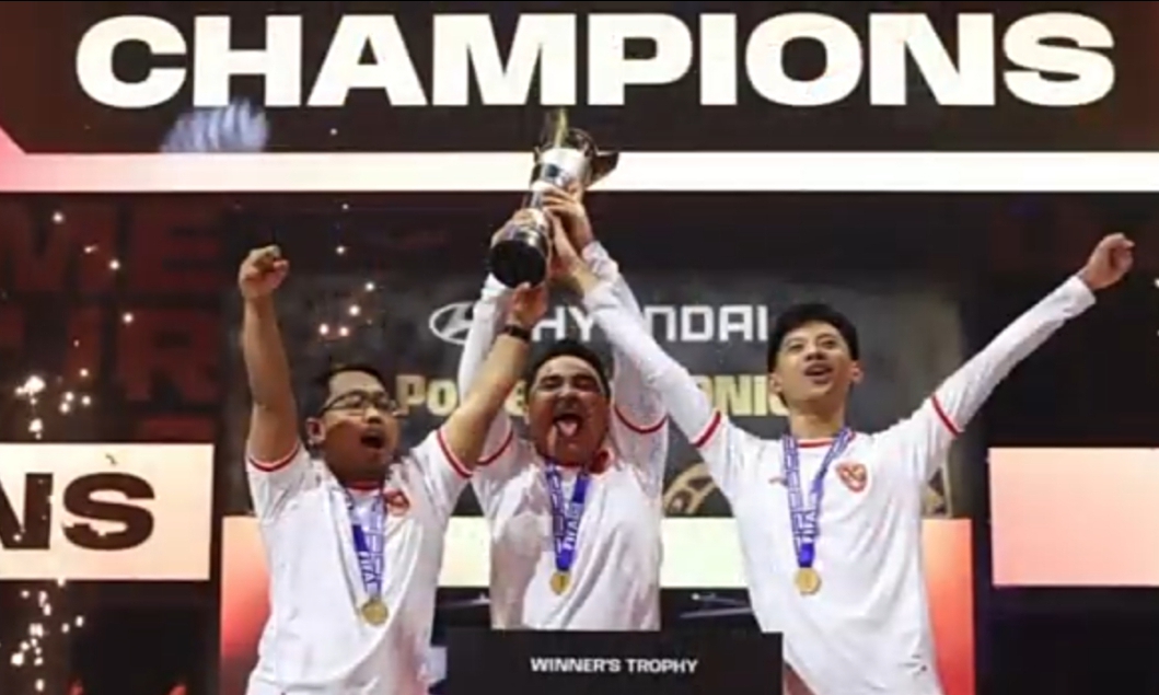 Indonesia sukses menjuarai Piala Dunia Gim Elektronik Sepak Bola FIFAe World Cup 2024 untuk kategori konsol, setelah mengalahkan Brasil dalam final yang berlangsung di Arab Saudi pada 12 Desember 2024