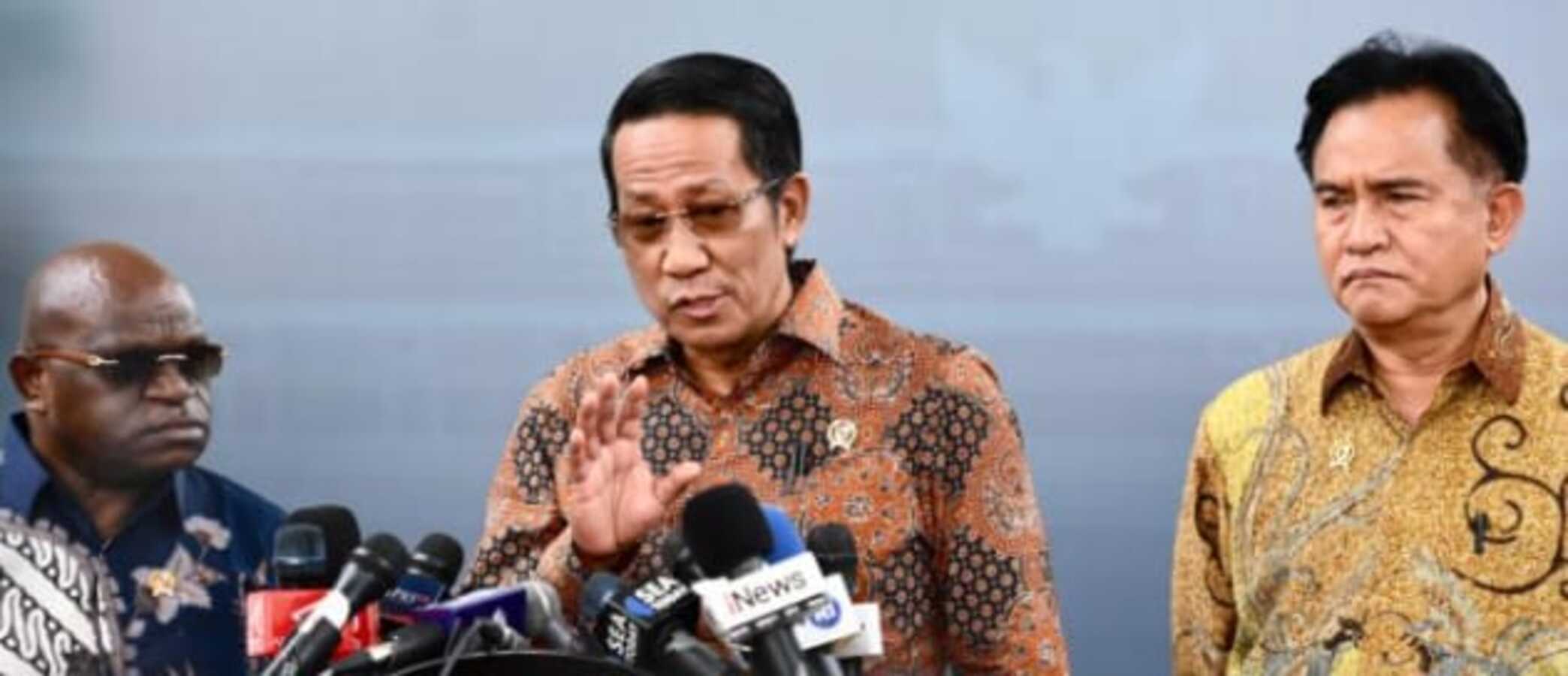 Menteri Hukum Supratman Andi Agtas  dalam keterangan pers di Jakarta.