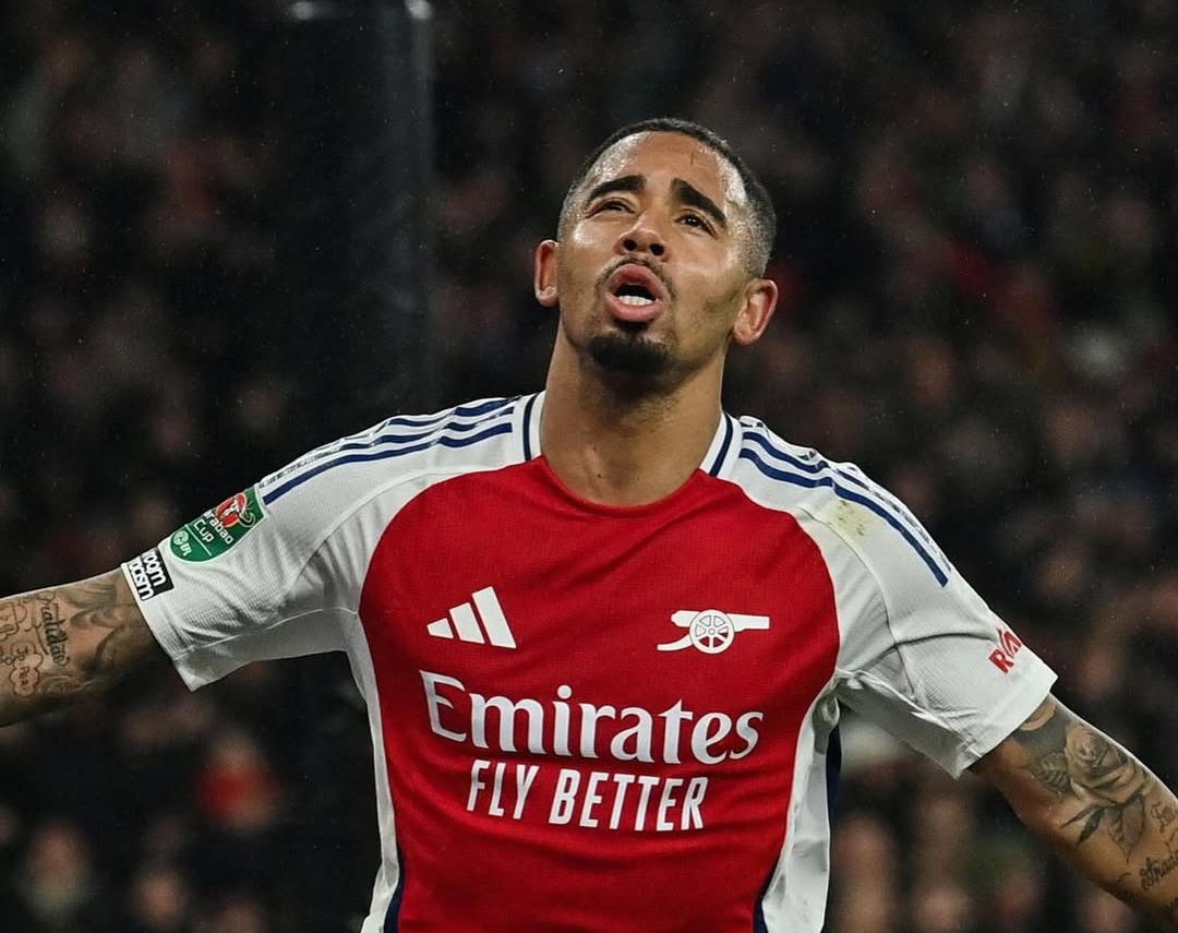 Gabriel Jesus menjadi bintang dalam pertandingan Arsenal vs Crystal Palace di Semifinal Carabao Cup 2024. (Foto: Instagram Arsenal)