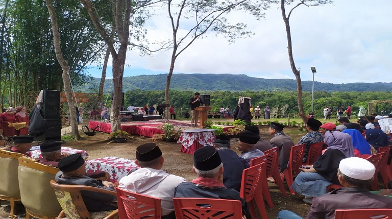 OBJEK WISATA: Launching Tapian Tabiang Barasok, destinasi wisata baru di Kota Bukittinggi, Sabtu, (21/12).(RIAN AFDOL/PADEK)