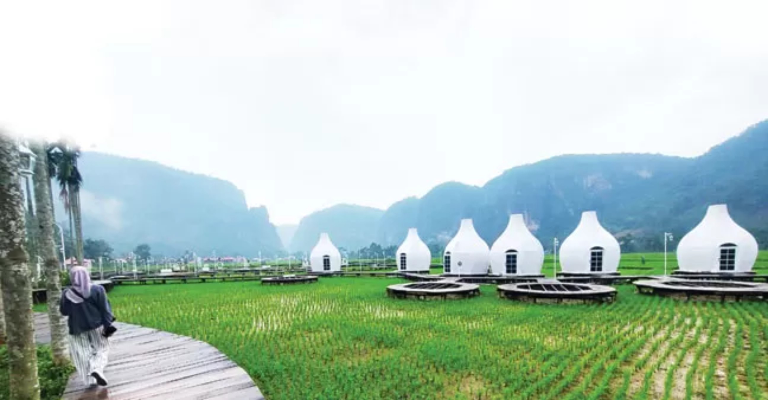 DIPREDIKSI MENINGKAT: Salah satu destinasi di kawasan Lembah Harau. (Jawapos)