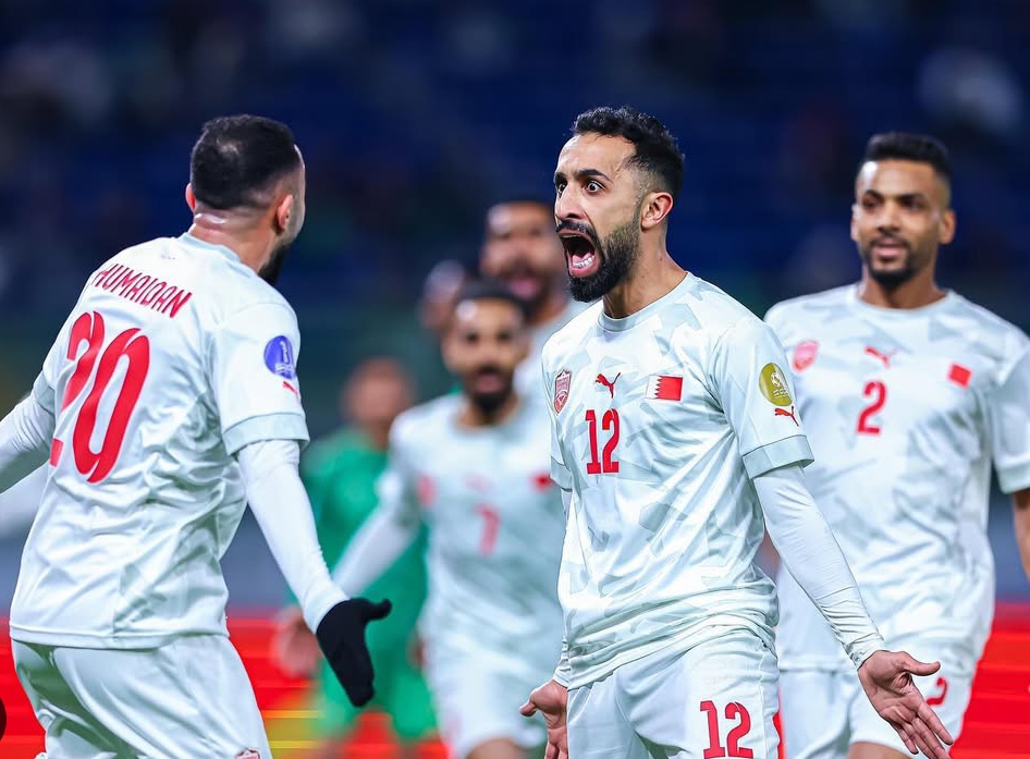 Tim nasional sepak bola Bahrain meraih kemenangan 3-2 atas Arab Saudi pada pertandingan Grup B Gulf Cup 2024 di Kuwait, Senin dinihari WIB (23/12/2024). (Foto: IG @Mahdooo10)