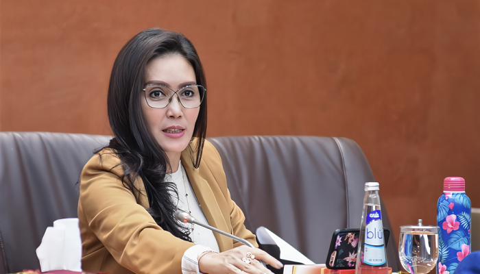 TEGAS: Anggota DPR RI Fraksi PDI Perjuangan, Rieke Diah Pitaloka yang santer menolak kenaikan tarif PPN menjadi 12 persen.(E-MEDIA DPR RI)