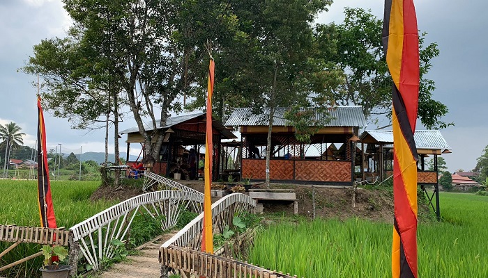 BARU: Pesona wisata Magek Kapencong, Nagari Magek, Kecamatan Kamangmagek, Agam, Sabtu (28/12).(RIAN AFDOL/PADEK)