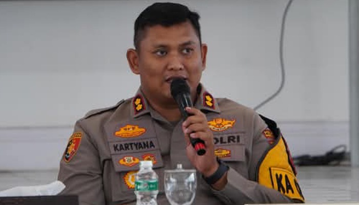 Kapolres Kota Padangpanjang AKBP Kartyana Widyarso Wardoyo Putro, S.I.K, M.A.P
